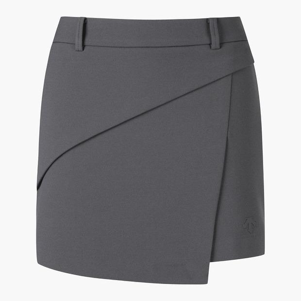 DESCENTE GOLF Women'S Semi H-Line Brushed Wrap Skirt