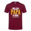 Best Dad In the World T-Shirt Short Sleeve Unisexs French Father Dad T-shirt Papa T-shirt Oz405