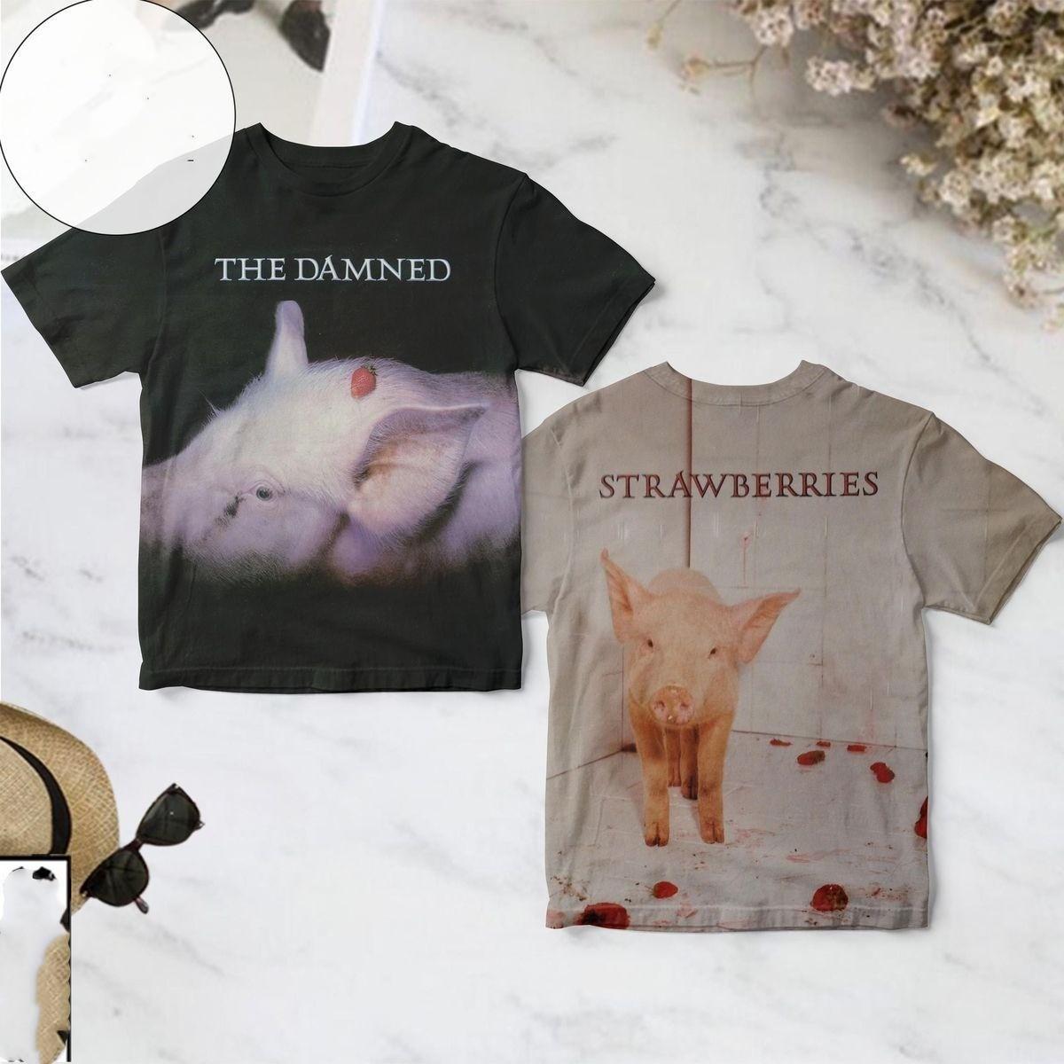 The Damned band Strawberries Album 3D SHIRT All sizes AOP PP2826 XXXXL