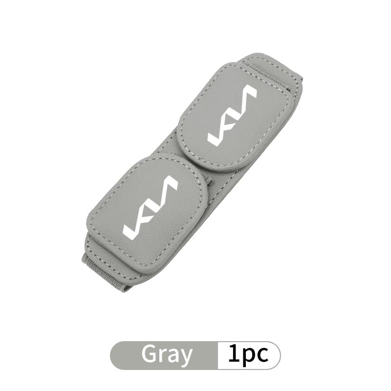 For KIA Car Sun Visor Eyeglass Holder Card Clip Storage Accessories K5 K2 Optima Soul Spectra Niro Cadenza Sephia Carens