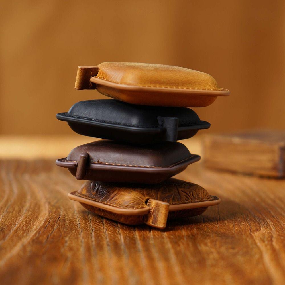 Practical Genuine Leather Roll Tape Measure Vintage Portable Sewing Tools Handmade Retractable Ruler Tool Women