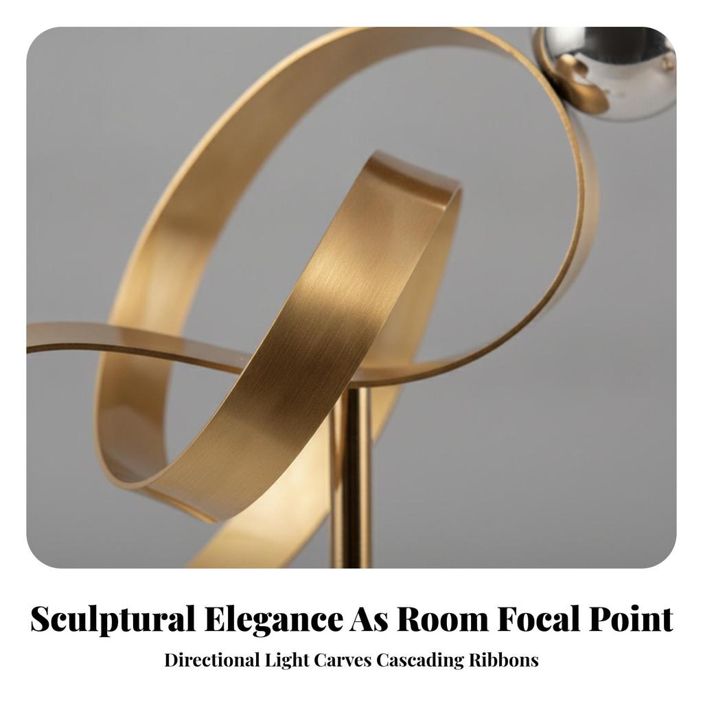 Geometric Sculpture Detailed Tabletop Decor Sturdy for Living Room, Hotel Lobby