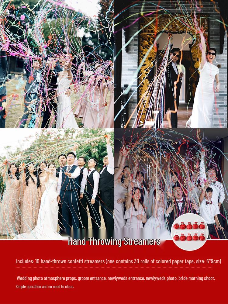 Wedding Morning Fun: Bride Game Props & Creative Package for Civilized Door Blocking & Photo Letters