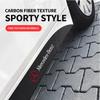 2 pièces Bas de Caisse Bande Latérale de Porte Voiture Autocollants Carbon Style Accessoires Pour Mercedes Benz Classe B/C/E/S Classe A C200L GLC GLK CLA