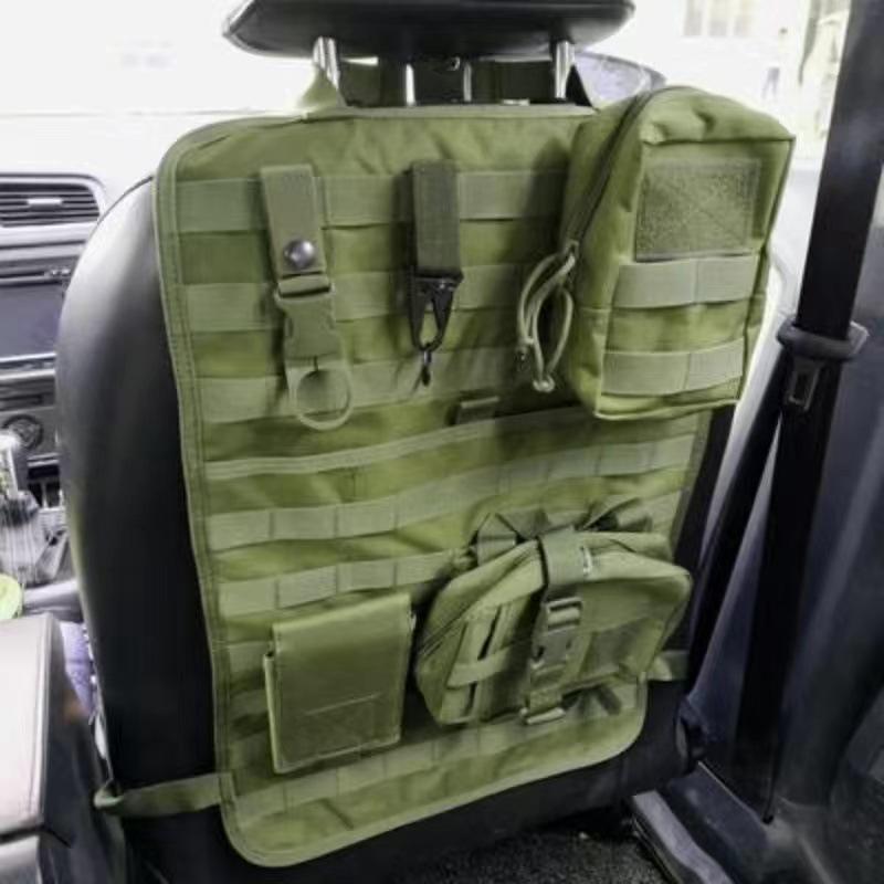 Tactical Molle Car Seat Organizer for Tablets
