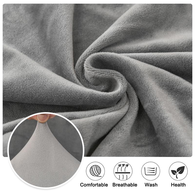 Velvet Chair Slipcovers for Dining Room Stretchy Super Soft Parson Chair Seat Covers Chair Protectors for Party Pet Protection