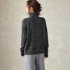 Srcr Women's Loose Fit High-Neck 100% Wool Sweater