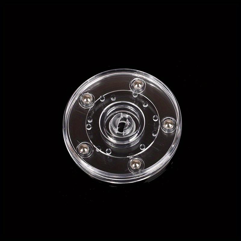 1 PC Turntable Acrylic 360 Rotating Display Stand Transparent Round Base Susan Jewelry Decor Swivel Plates Furniture Hardware