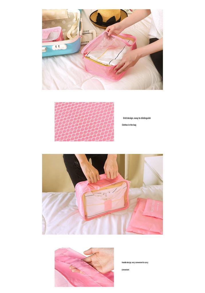Compact College Student Storage & Travel Organizer Set - 6 Pieces