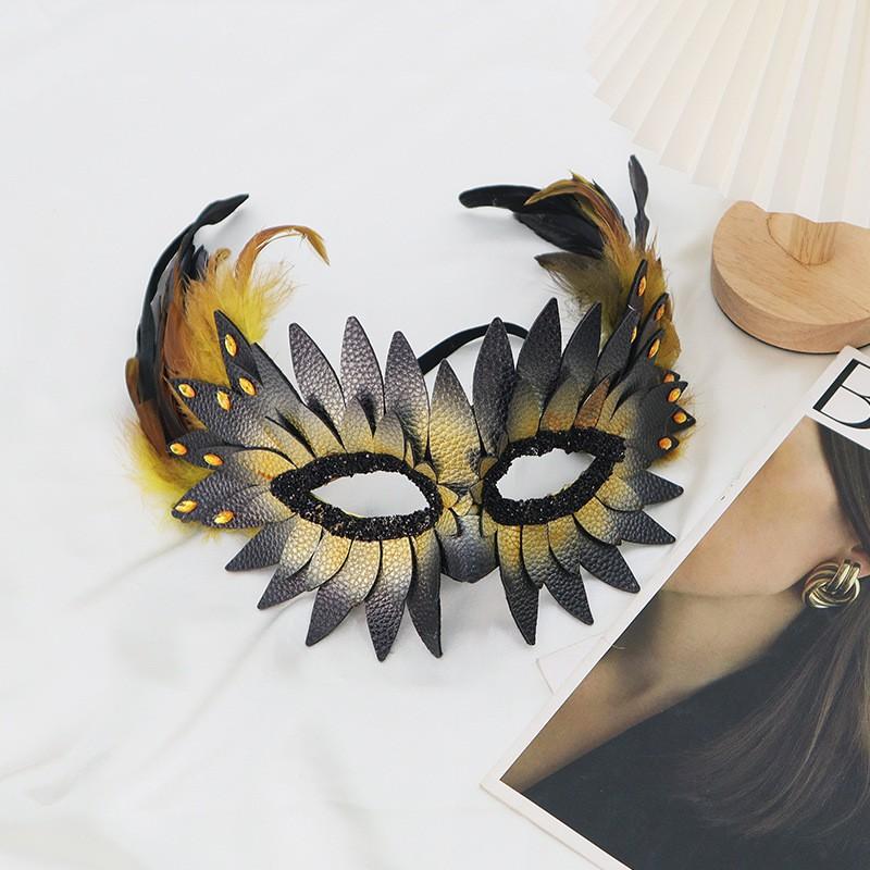 Halloween Owl Bird Beak Half Face Mask Masquerade Carnival Party