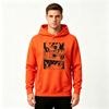 Men's Pullover Hoodie Anime Eyes Black White Print Casual Long Sleeve Hooded Sweatshirt