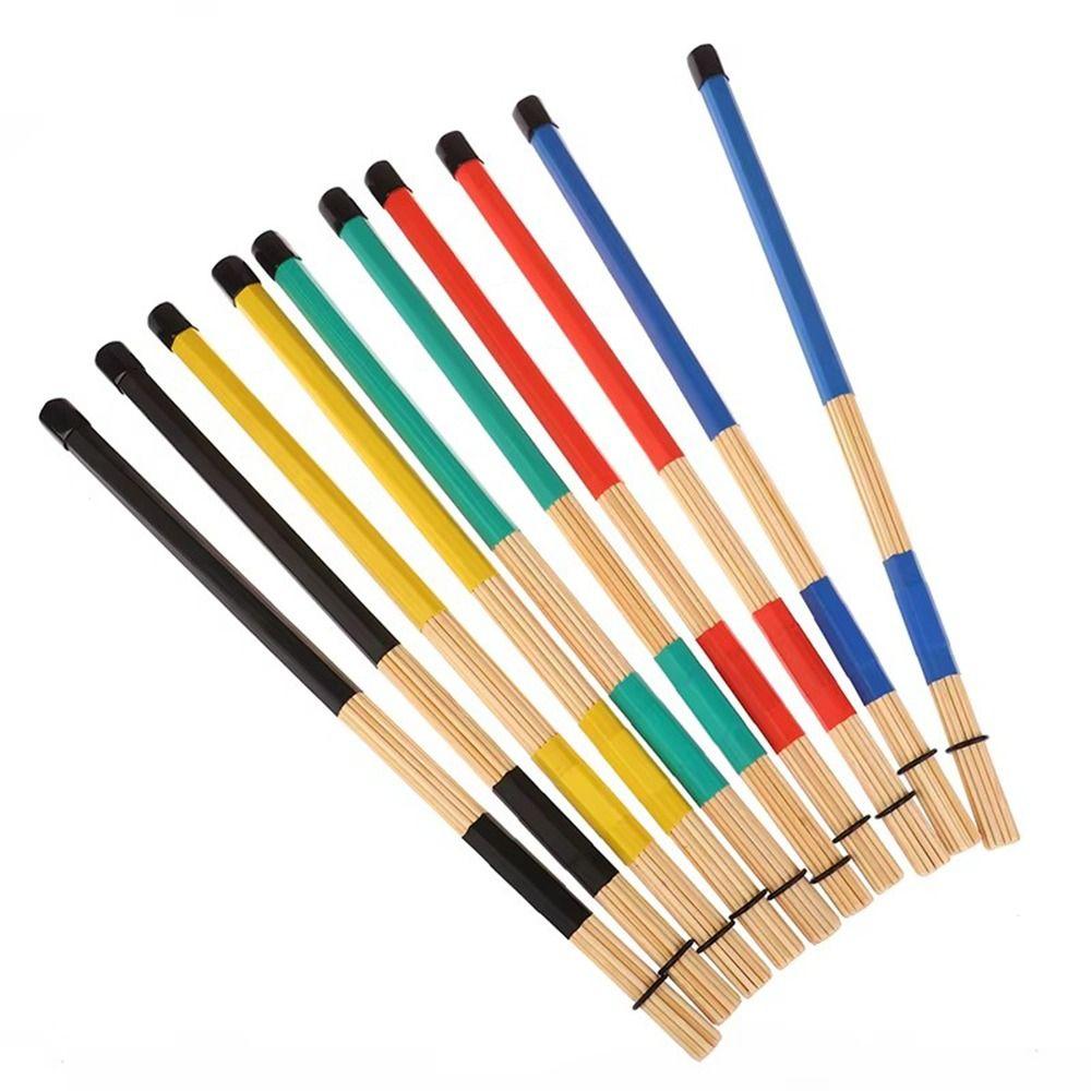 Bunch of Sticks Wire Harness Jazz Maple Drum Sticks Percussion Accessories Drum Hammer Bunch Drumsticks Wooden Drum Brushes