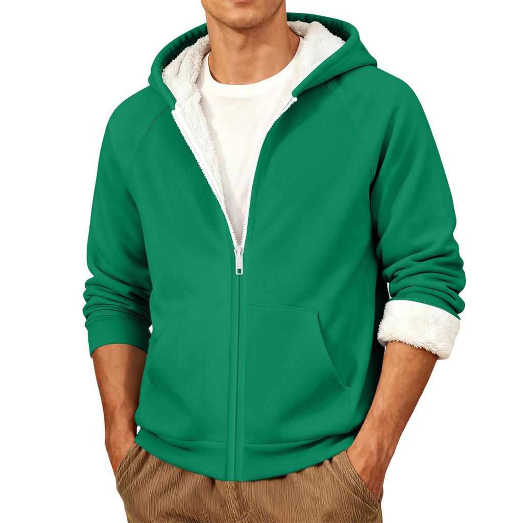 Men's Casual Warm Hooded Jacket