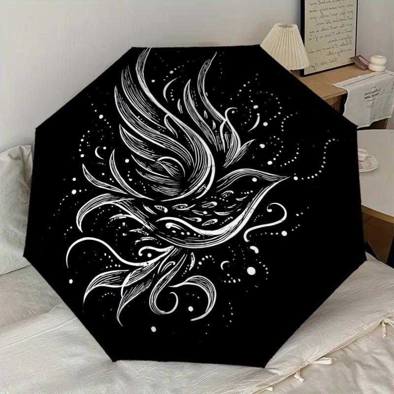 1pc Wings Space Pattern Umbrella Design Automatic Opening and Closing Umbrella, High-quality Travel Umbrella, Lightweight and Portable, -32