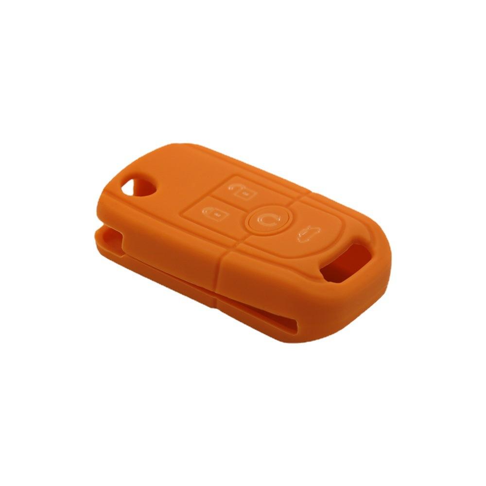 For Buick Excelle Folding 4-button Silicone Key Cover Key Bag Button Oil-filled Car Remote Control Shell Protective Cover
