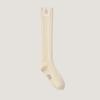 Organic Cotton Knee Socks In Ivory