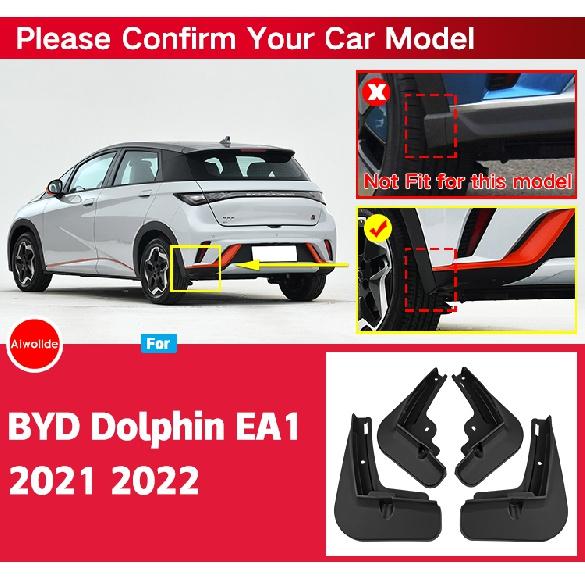 

Брызговики для BYD Dolphin EA1 2022 2023 Брызговики Передние и задние брызговики Fender Экстерьер автомобиля BYD Dolphin EA1
