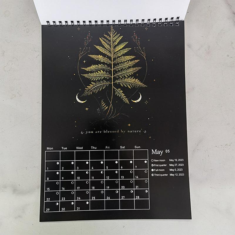 Dark Forest Lunar Calendar 2026 Contains 12 Original Illustrations Drawn Throughout The Year 12 Monthly Colorful Wall Calendar