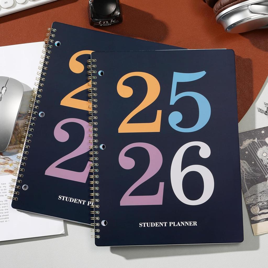 Student Planner 2025-2026 - Academic Student Planner 2025-2026, Aug. 2025 - Jun. 2026, 8.5'' x 11'', School Planners with Stickers, Week's Goals,
