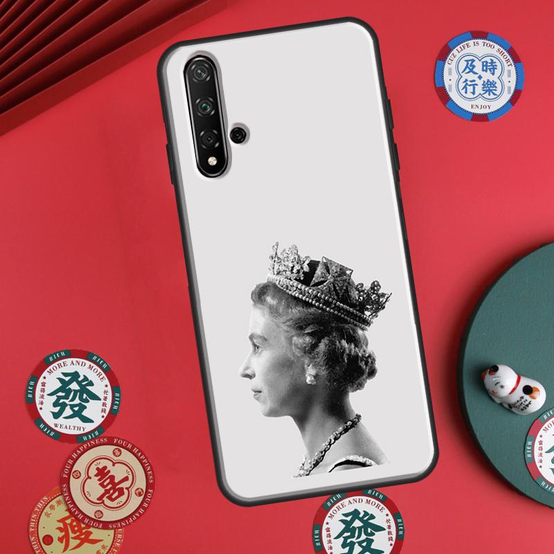 England Queen Elizabeth II For Huawei P20 P40 P30 Lite P60 Pro Nova 12s 11i 12i 10 9 SE 5T Y91 Y90 Y60 Y70 Y72 Y61 Case Huawei Nova 5T