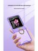 Samsung Z Flip6 Protective Case with Hinge Ring Holder, Full Coverage, Anti-fall. Suitable for Men & Women.