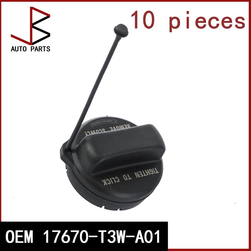 10PCS OEM 17670-T3W-A01 17670TR0A11 Fuel Filler Cap Assembly Gas Tank Inner Cap For Honda Civic CRV Accord Odyssey Pilot FIT
