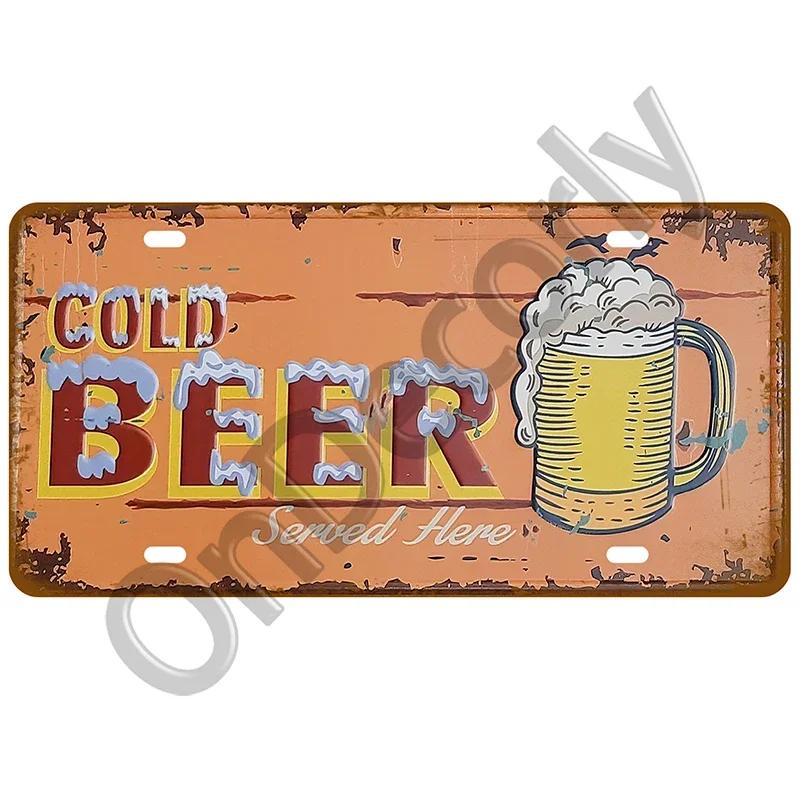 Tin Sign Plate Home Decor Vintage Metal Sign Funny Poster Tinplate Coffee For Bar Pub Club Man Cave Wall Decoration Wine Beer