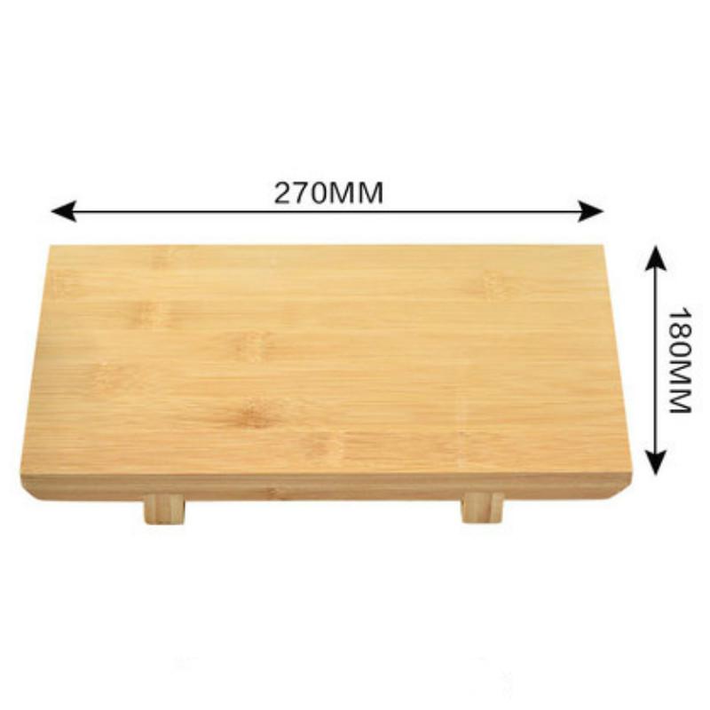 Bambus Sushi-Brett Rechteckige Plattform Kochen Sashimi Japanische und Koreanische Küche Tafelgeschirr Servierplatte Tablett WF