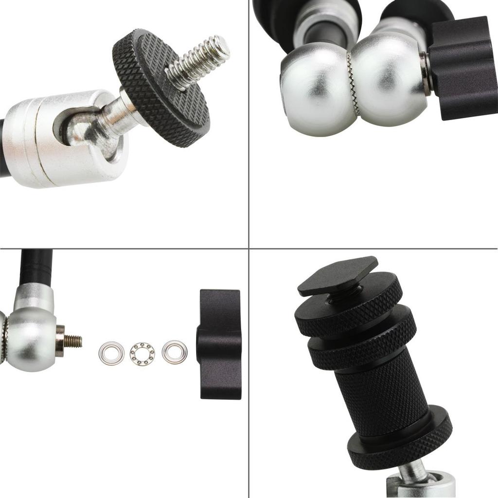 Haoge Adjustable Friction Articulating Magic Arm for DSLR Rig Camera LCD Monitor LED Light Flashlight Microphone TPCAST HTC Vive Vive Pro Base Station