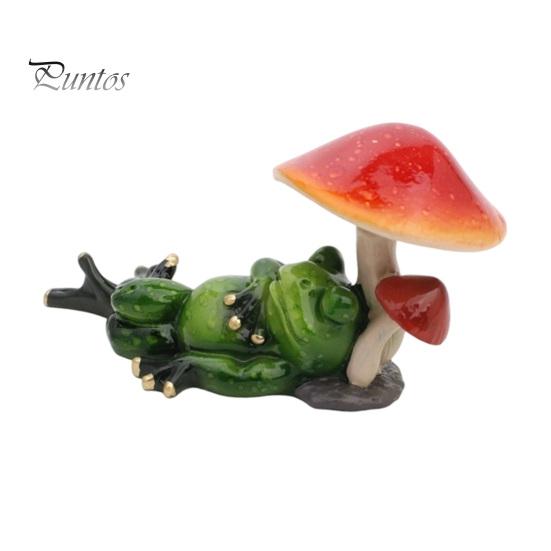 Humorous Gift for Friends Drunk Frog on The Toilet Decor, Funny Sculpture Tabletop Stress Relief Gag Cute Resin Desktop Ornament Home Office