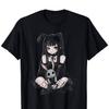 E-Girl Süßes Anime Gothic Hasenmädchen Dystopischer Gothic Stil Unisex T-Shirt