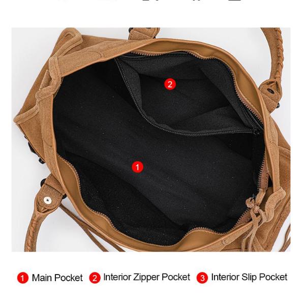 Brun Koskinn Toteväska – Vintage Mockaskinnfinish, Rymlig och Snygg för Vardagsbruk