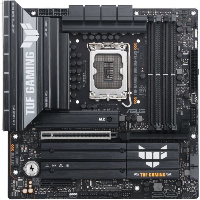 Carte Mère - ASUS - TUF GAMING B860M-PLUS - Intel B860 LGA 1851 (Socket V1) Micro ATX
