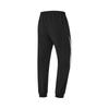 Li-Ning Fitness Series Color Block Mid-Rise Drawstring Comfortable Breathable Cuffed Sports Long Pants Men Bottoms Black Fog-Gray AYKU171-3