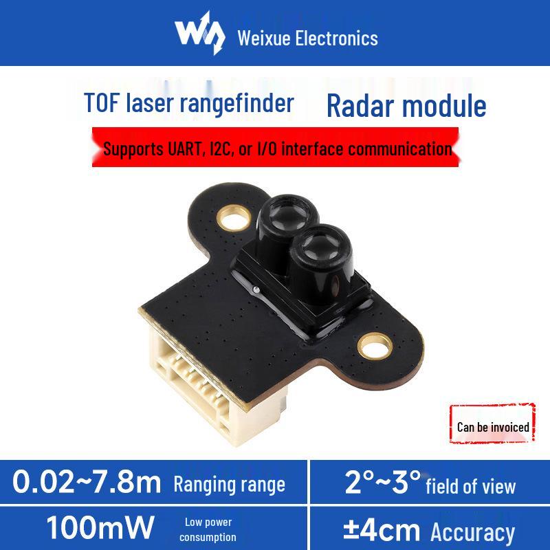 TOF Mini Laser Rangefinder Module with UART & I2C Interface