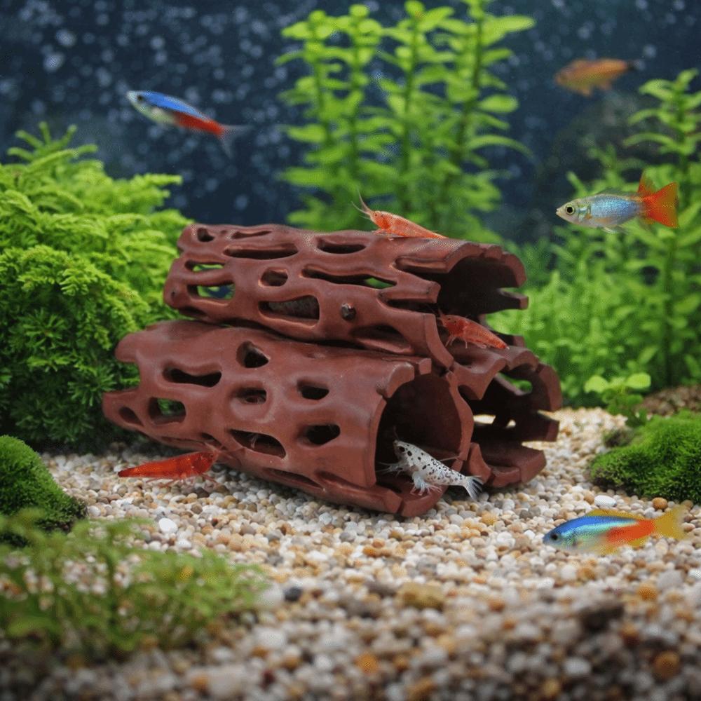 Irregular Shrimp Hiding Cave Simulation Aquarium Landscaping  Fish Tank Landscaping