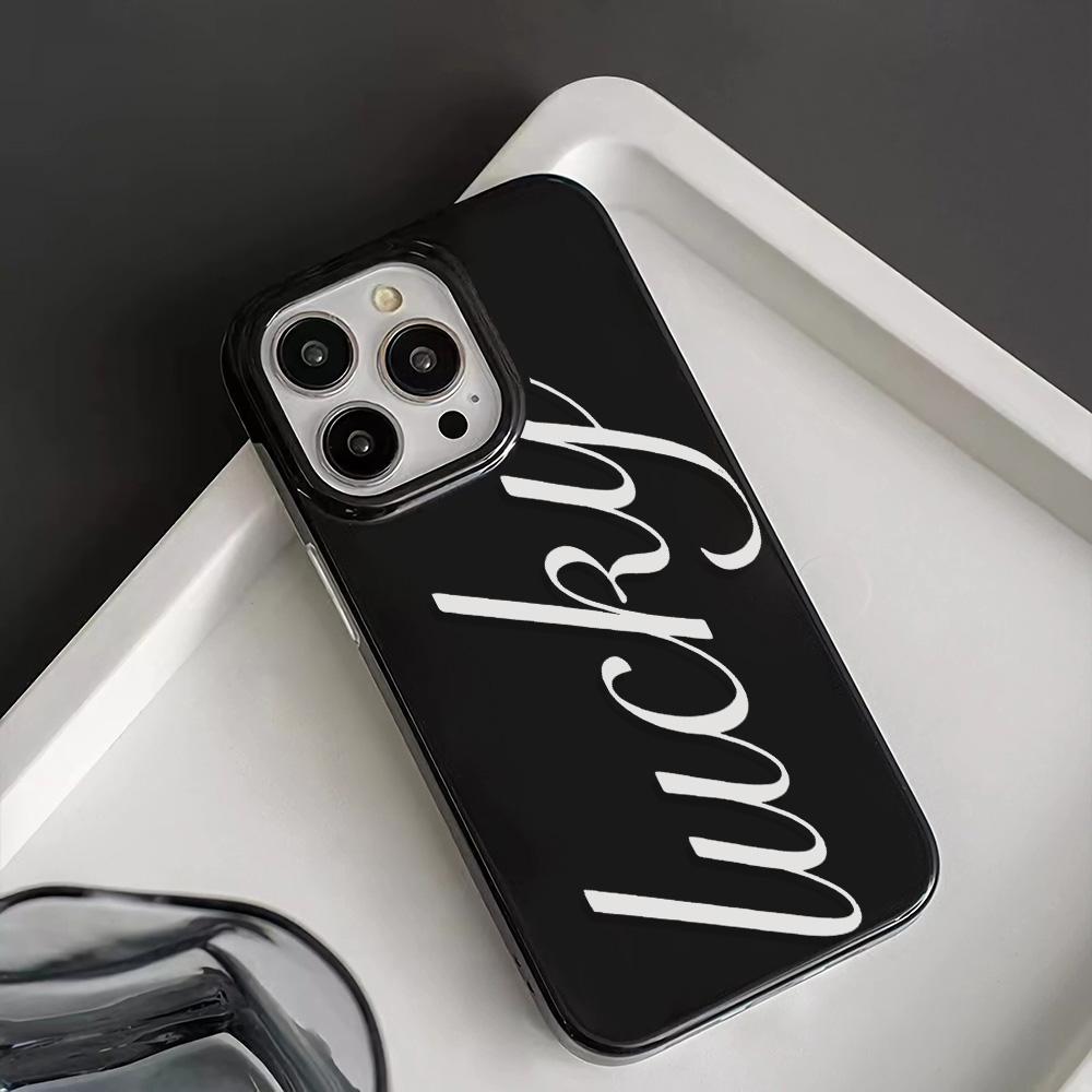 Colour Lucky Phone Case For IPhone 17 16 15 14 Plus 13 12 11 Pro Max XR Cover For Iphone 17 Air Funda Bumber Cover Shell