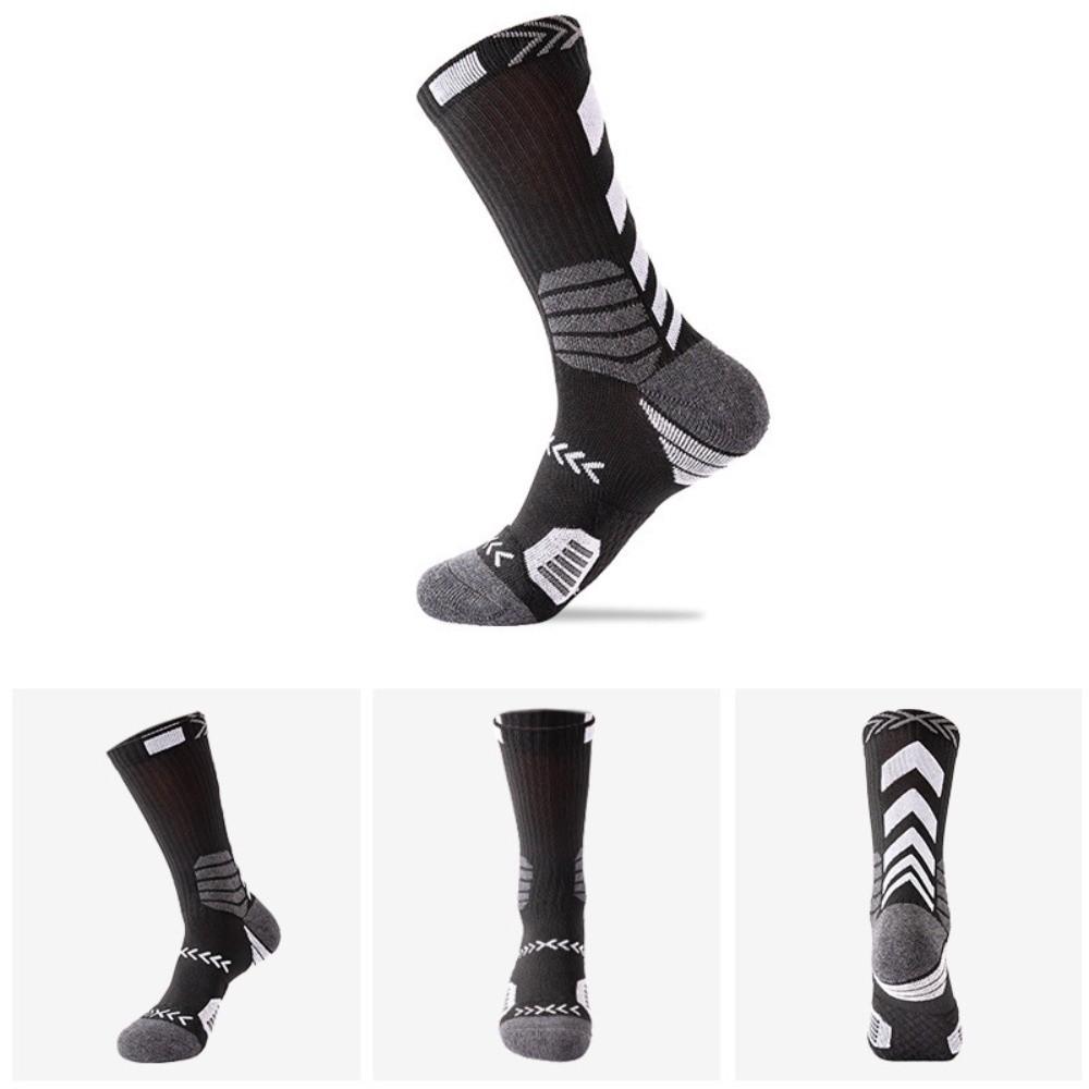 Quick Dry Compression Socks Toward Bottom Cycling Running Sports Socks Basketball Socks Men Women
