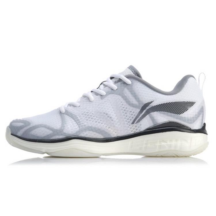 

Li Ning Low top Badminton Shoes Men s Standard White AYAP005-2 44