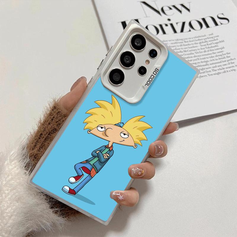 Cartoon Hey Arnold Helga Shockproof Phone Case for Samsung Galaxy S26 Edge S25 Ultra S24 FE S23 Plus S21 Cover Anti Fall Fundas