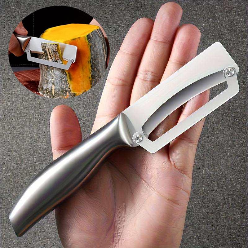 Stainless Steel Cane Knife Multi-Purpose Household Pineapple Peeler Thickened Kitchen Wax Gourd Lettuce Peeler