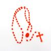 Leuchtendes katholisches Christus-Jesus-Kreuz aus Kunststoff, Rosenkranz, Kruzifix, Halskette, religiöse Kirchendekoration, Wandkreuze, Souvenirs, Geschenke