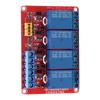 4 Channel Optocoupler Relay Module Board High & Low Trigger 5V/12V/24V(24V)