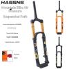 Mountain Bike Air Pressure Front Fork 34 36MM Tube 160/180 Large Stroke God Fork Barrel Shaft BOOST Air Fork