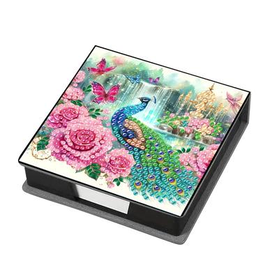 Diamond Painting Set Notizbox Haftnotizhalter Diamond Art Diamond Painting Notizblock für Zuhause Büro