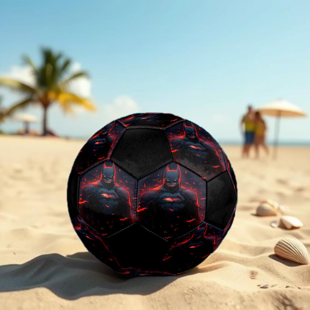 Batman Theme Size 5 Soccer Ball, Suitable for Both Indoor and Outdoor Matches, a Gift Suitable for Everyone.