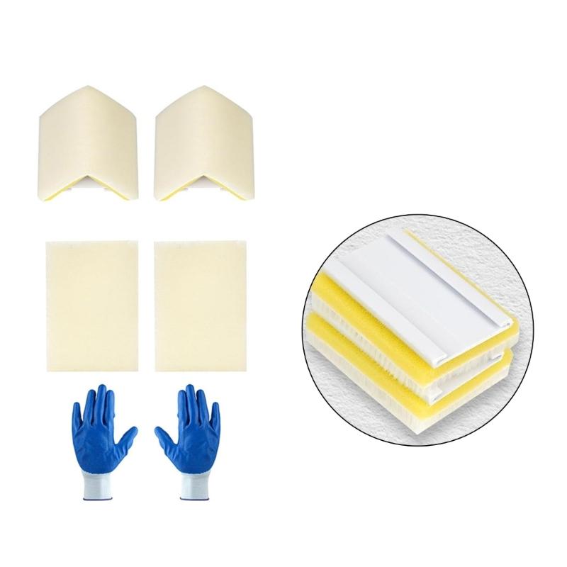 Edge Paint Brush Angles Paint Repair Tool Wall Ceiling Fence Deck Trim Paint Pad Tool Paint Edger Tool For Walls