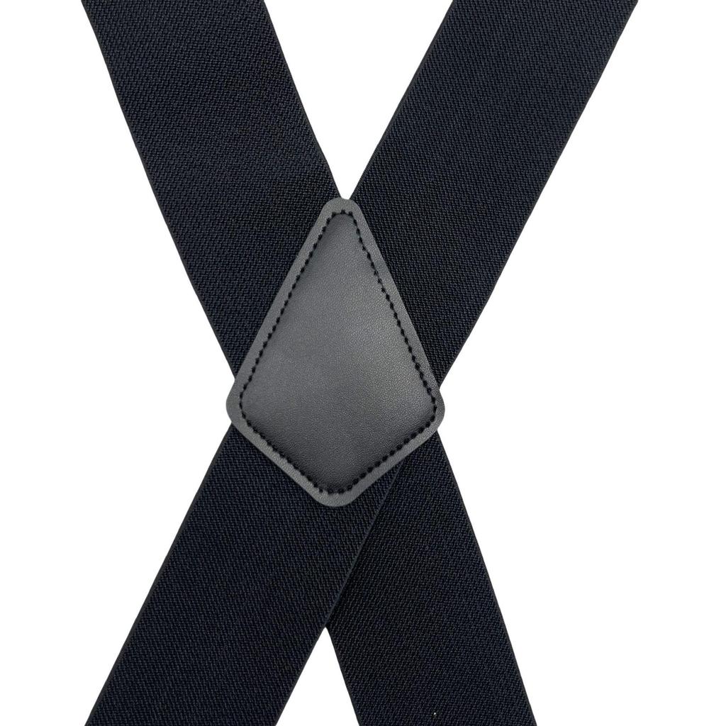 Pánske klipy na traky typu X 5 cm - Elastické traky na nohavice k obleku