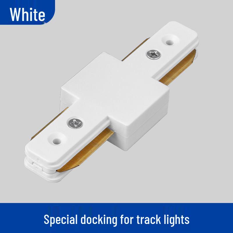 LED Spotlight Track Light Set with 1m & 0.5m Thickened Track and Connector Adapter