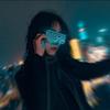Fashion Wireless LED Glowing Glasses Cool Colorful Neon Glasses Glow-in-the-dark Double Colors Luminous Glasses Wedding Party